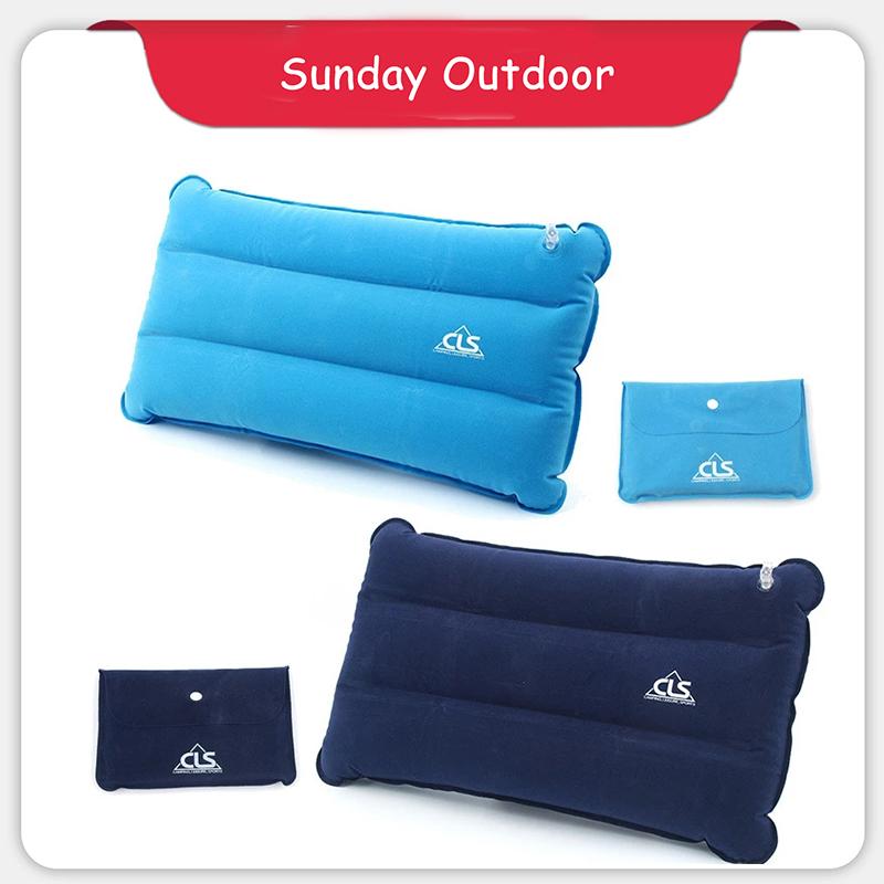 

Dresses Iatable Pillow Cushion Ultralight Automatic Iatable Portable Folding Outdoor Camping Travel Break Office, Blue