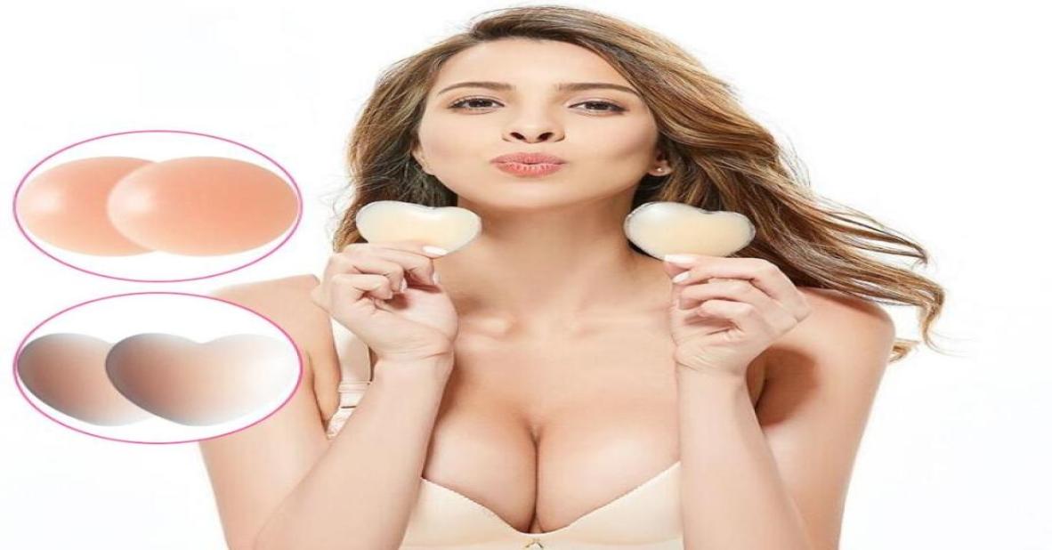 

Women Reusable Invisible Self Adhesive Silicone Breast Chest Sticker Nipple Cover Bra Pasties Pad Petal Mat Stickers Accessories6989495