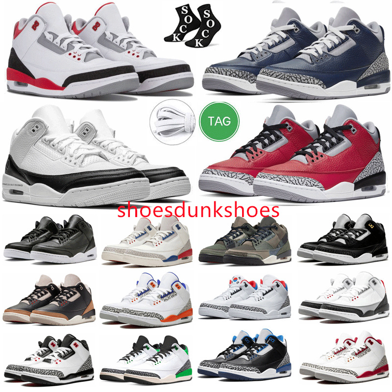 

Jumpman 3 3s Basketball Shoes Men Women OG 3S UNC Cool Grey Beige Green Pink Orange Peach Navy Black Purple Yellow Multi Khaki Red Designer Trainers Sneaker, Color#11