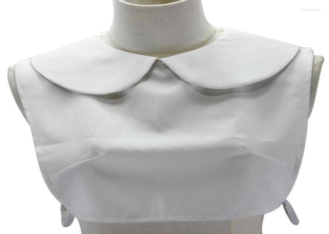 

Bow Ties 2022 Womens Doll Lapel False Fake Collar White Black Detachable Half Shirt Sweater Dress Autumn Summer Collars Nep Kraagi8421577