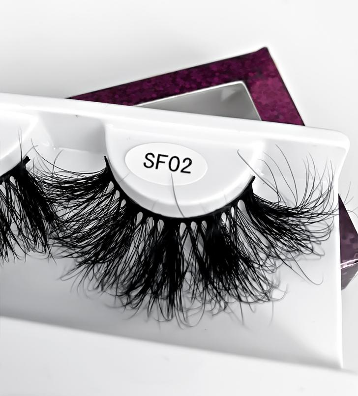 

25mm Fluffy Messy Mink Lashes Pack Dramatic Long Lash Extension Set Whole 3d Lash Curly Eyelashes With Packaging2549880