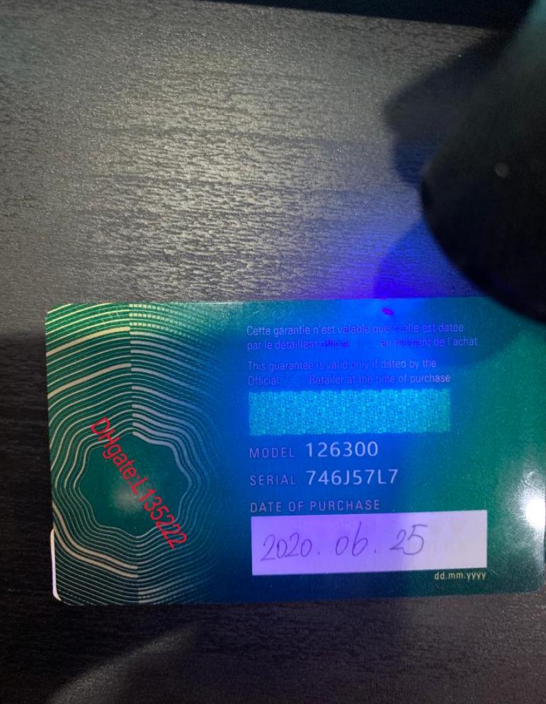 

Highest quality Green Security Warranty Card Custom Print Model Serial Number Address On Guarantee Card Watch Box For Boxes Watche1362687