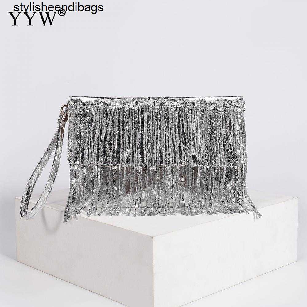 

Totes Design Luxury Handbags Silver Sequin Rhinestone Tassel Women Small Wallets Bags Chain Elegant Ladies Party Evening Clutch Purse stylisheendibags, Green