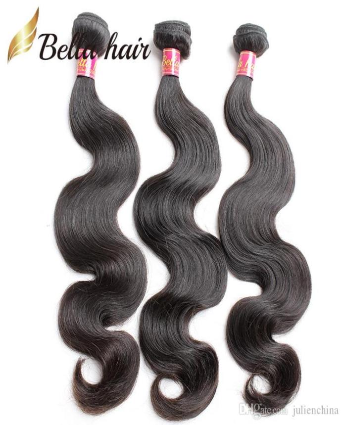 

bella hair 830 peruvian hair bundles unprocessed natural hair weave black body wave human hair weft 3pc lot julienchi9774014, Natural color