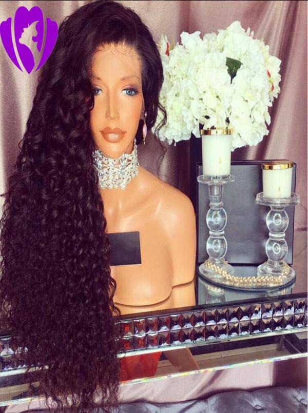 

1030inches Long Synthetic lace front Wigs For Black Women kinky Curly Natural BlackRedbrown blondeburgundy color Wigs Heat Re1625752