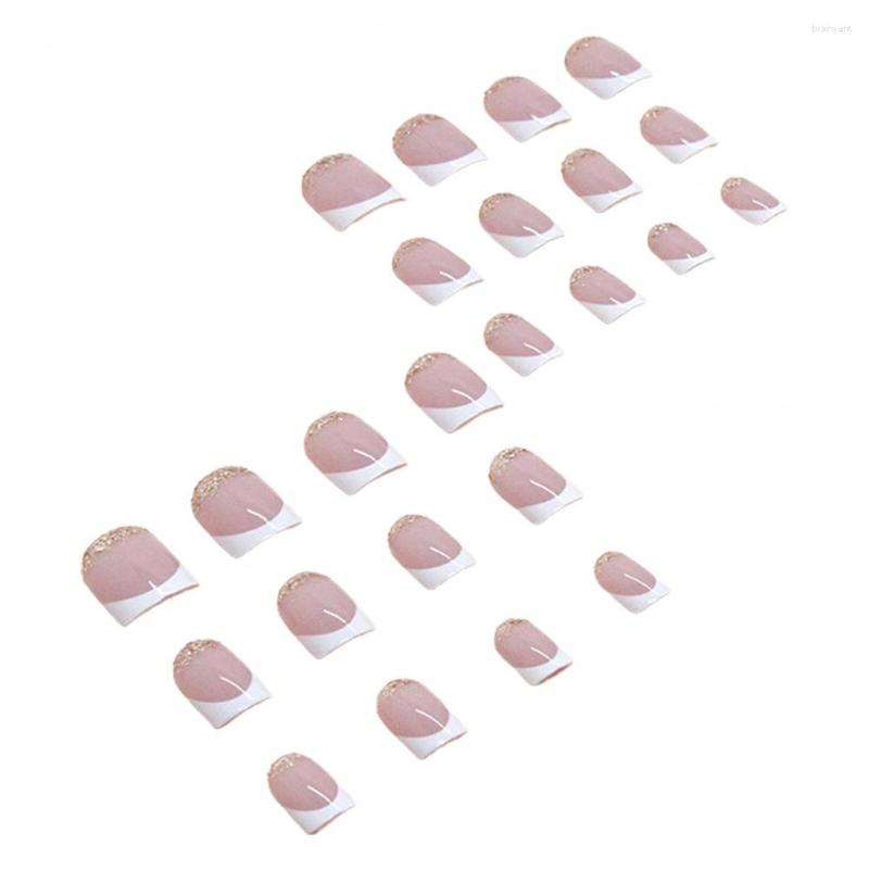 

False Nails Faux Glossy Full Cover Nail Extension Beautiful Women Girls, Sets