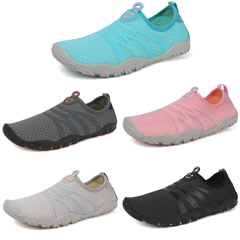 

2023 Anti-slip wear resistant beach casual shoes men black gray blue pink men trainers outdoor for all terrains