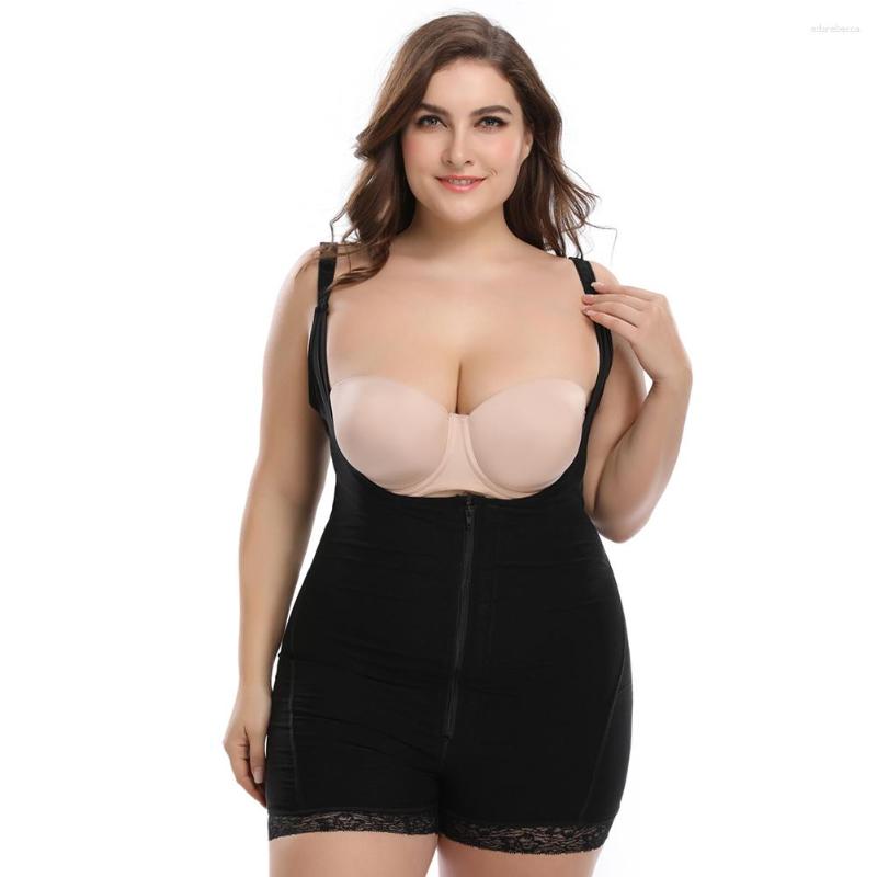 

Women's Shapers Women Body Shaper Trainer Hip Seamless Modeling Waist Corrective Solid Postnatal Slimming Partum Front Zipper, Beige