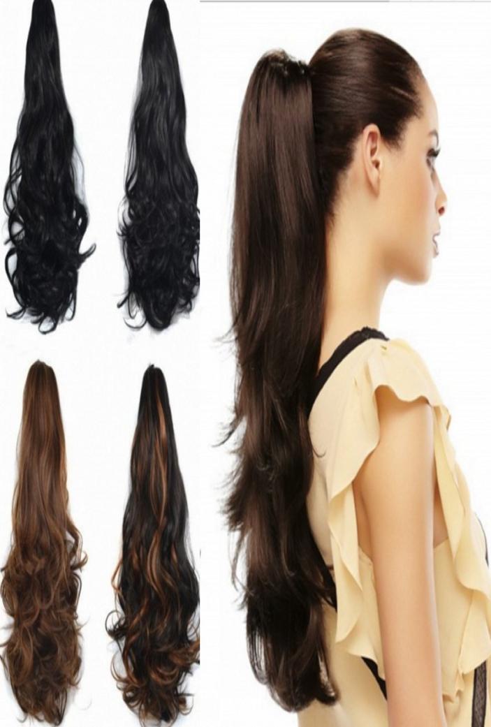 

Sara Ladies Girls Claw Jaw Kinky Curly Ponytails Clip in Similar Human Ponytail Hair Extension Horsetail Pony Tail Hairpiece 55C7152048