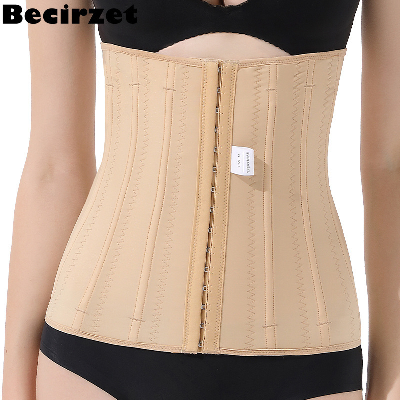 

Waist Tummy Shaper Original Colombian To Reduce Abdomen And For Women Binders Lose Weight Belly 3Breasted Buckle Corset Trainer 230629, Black
