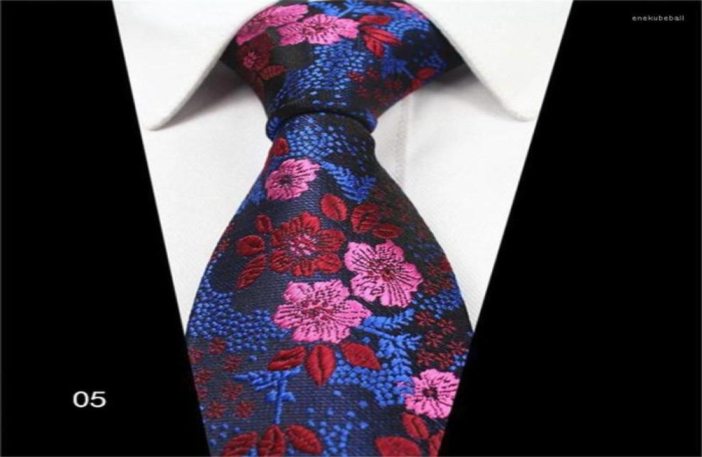 

Bow Ties Men039s Tie Neckti Classic Floral Rose Blue JACQUARD WOVEN Silk8657699