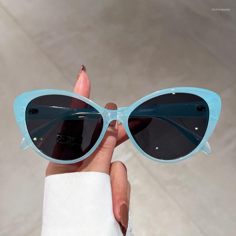 

Sunglasses Vintage Oversized Cat Eye Women Fashion Trending Designer Sun Glasses Sexy Ladies Punk Shades UV