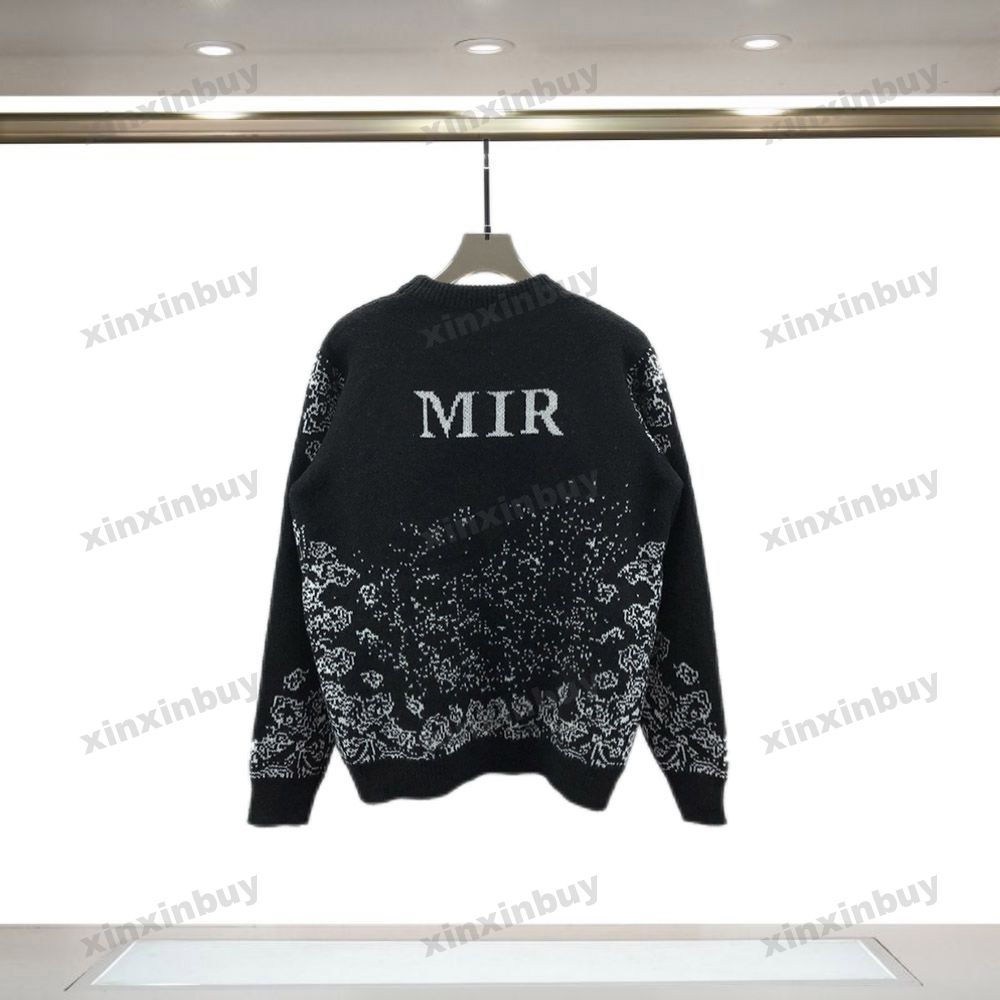 

xinxinbuy Men women designer Sweatshirt Hoodie Floral jacquard Jacquard Letter sweater black red S-2XL, 01
