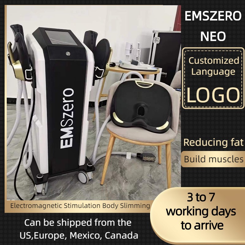 

14 Tesla 6500W DLS EMSLIM NEO Body Sculpting Machine EMS Stimulate Muscle Slimming Home Appliances Nova RF Emszero