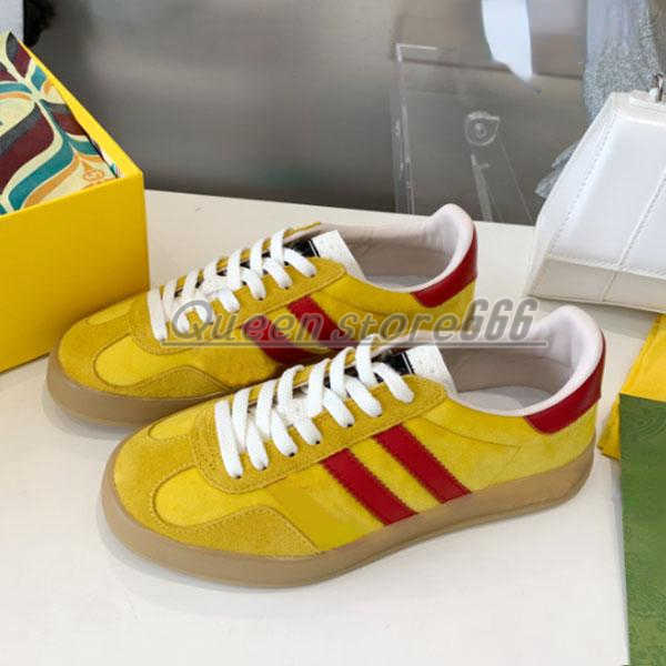 

Gazelle casual shoe brand designer co-signed classic velvet splicing printed stripe retro cooperation men and women B22