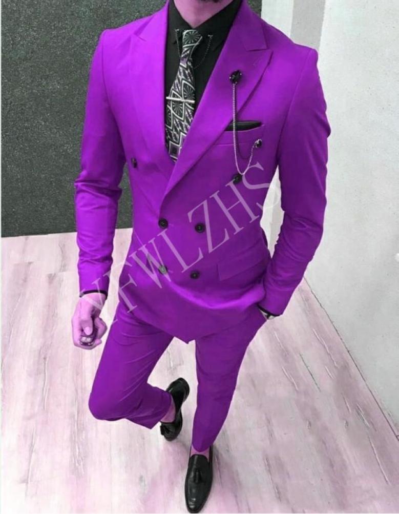 

Newest DoubleBreasted Groomsmen Peak Lapel Wedding Groom Tuxedos Men Suits WeddingPromDinner Man Blazer Jacket Tie Pants T203228860, Burgundy