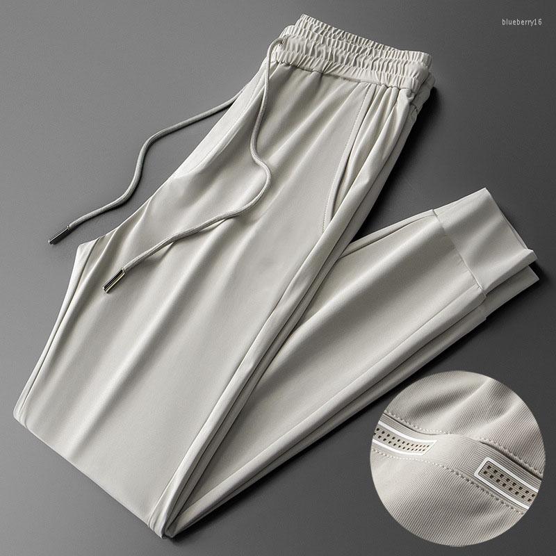 

Men's Pants Spring And Autumn Drill Pocket Zipper Sports Casual Elastic Slim Korean Version Small Straight Foot Trousers, Khaki