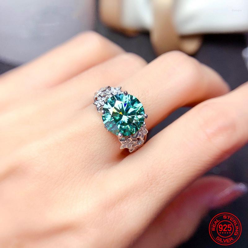 

Cluster Rings 925 Sterling Silver Gemstone Ring For Women Fashion Wedding Jewelry