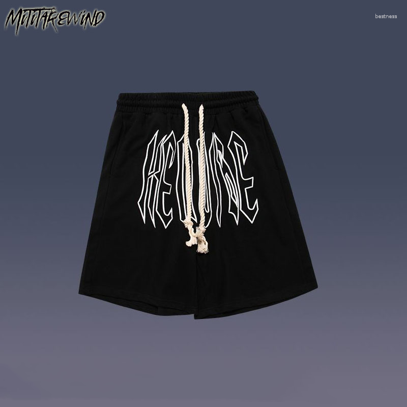 

Men' Shorts American Hip Hop Streetwear Couple Graphic Loose Sportwear Casual Korean Summer High Street Print Elastic Waist, Pink