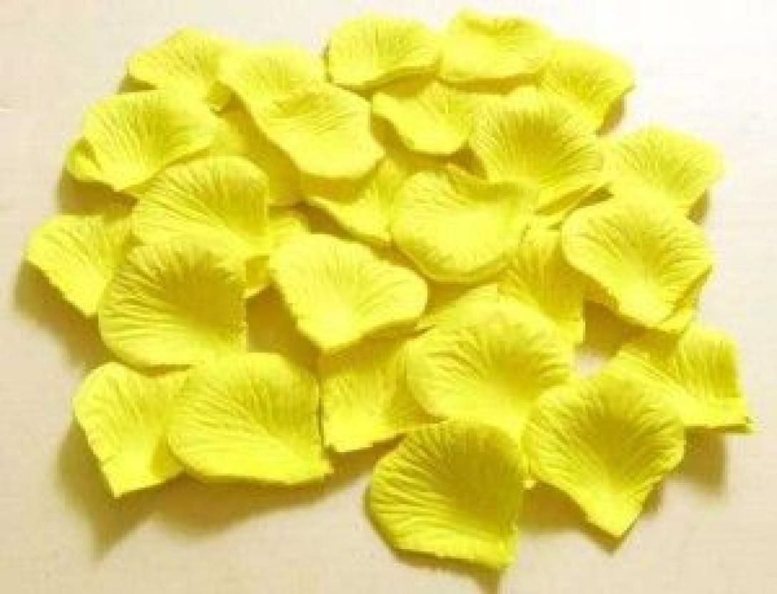

10 bags White Yellow silk rose petal petals wedding favors party decoration 1000 pcs8238260