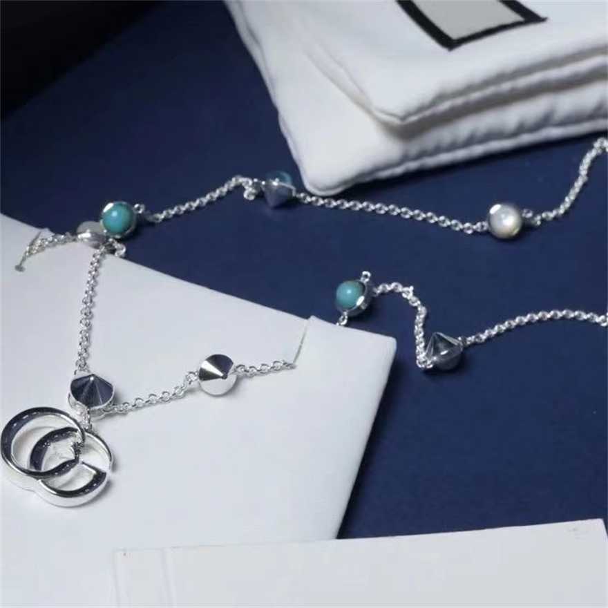 

2023 Gujia 925 Sterling Silver Necklace Fashion Versatile Network Red Men's and Women's Collar Chain Colorless Valentine's Day Gift, White