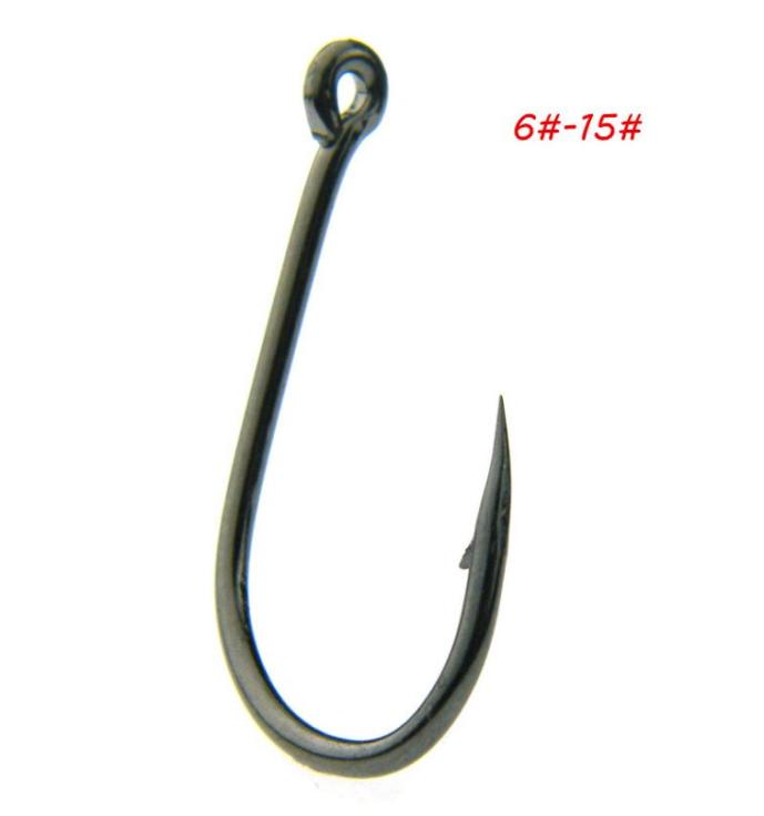 

1000pcslot 10 Sizes 615 Black Ise Hook High Carbon Steel Barbed Fishing Hooks Pesca Tackle Accessories A0177381687