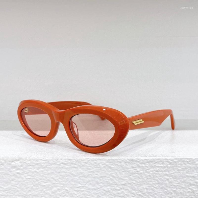 

Sunglasses 6 Colors Cat Eye Oval Frame Women's 1191S Fashion High Quality Men's Glasses Hip Hop Style Black Orange Pink Green