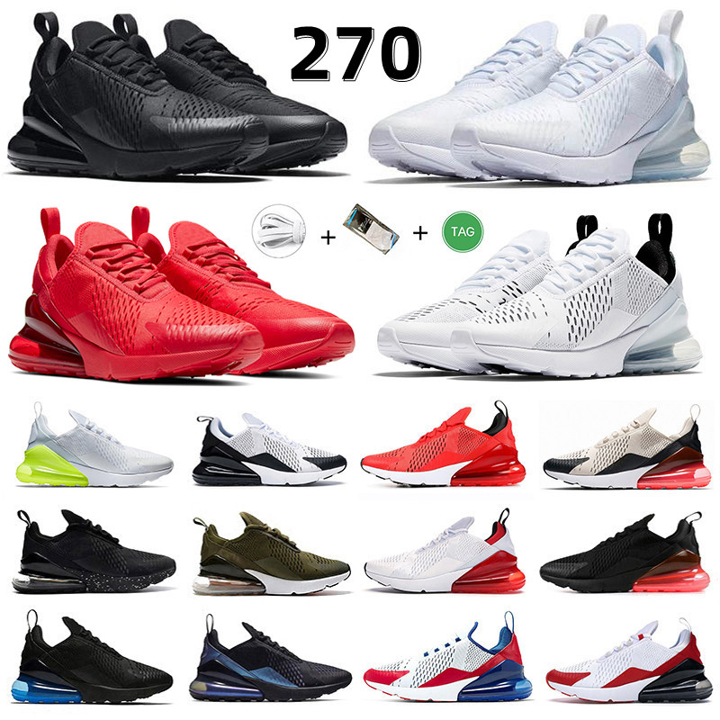 

Sports 270 Running Shoes Triple Black Core White Anthracite University Red Summep Gradients Rose black dot USA Volt 27C 270s Men Women Tennis Trainers Sneakers 36-45, Color#32