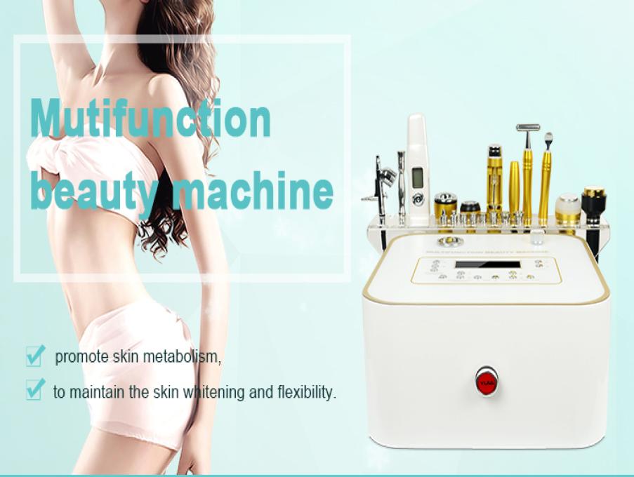

multifunctional Super MIcrodermabrasion Skin Care Ultrasonic Skin Scrubber Galvanic Massage High Frequency Face Lift Oxygen Jet Pe7773088