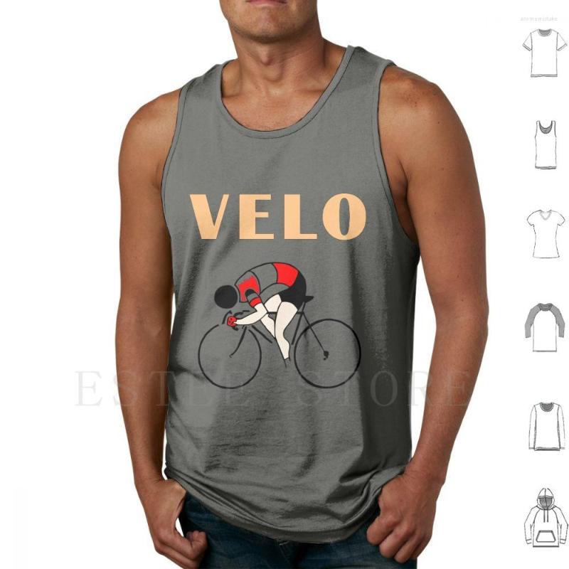 

Men's Tank Tops Retro Art Deco Design Cycling Velo Sprint Vest Cotton Vintage Sports Pro French Bicycl, W-tank-black