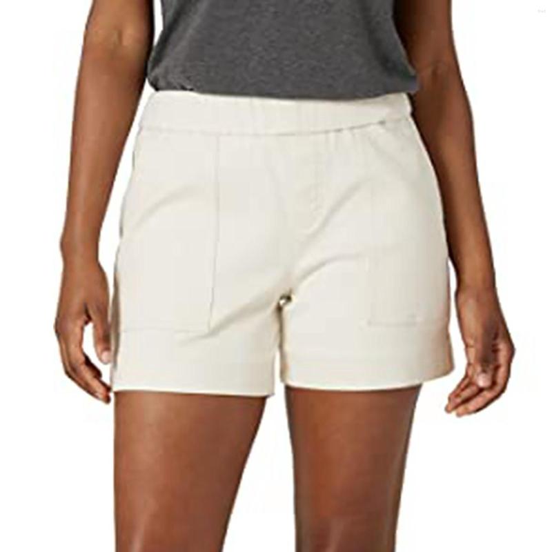 

Women's Shorts Denim Women Summer 2023 High Waist Minimalist Pocket Elastic Twill Slim Fit Hip Lifting Clothing, Blue