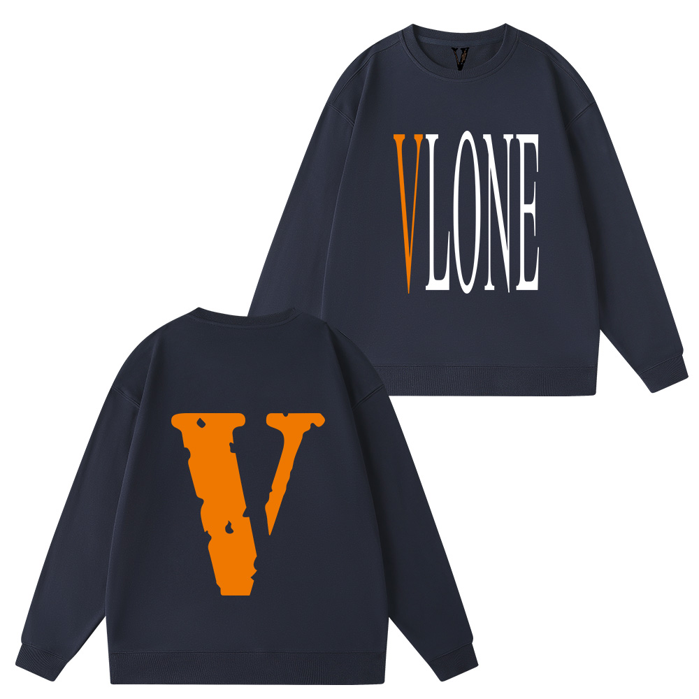 

VLONE Loose Designer men hoodies hoody pullover sweatshirts mens women Tops clothing big v with printing loose long sleeve jumper size s- 5clocor white black red, Vlone wy102 navy blue