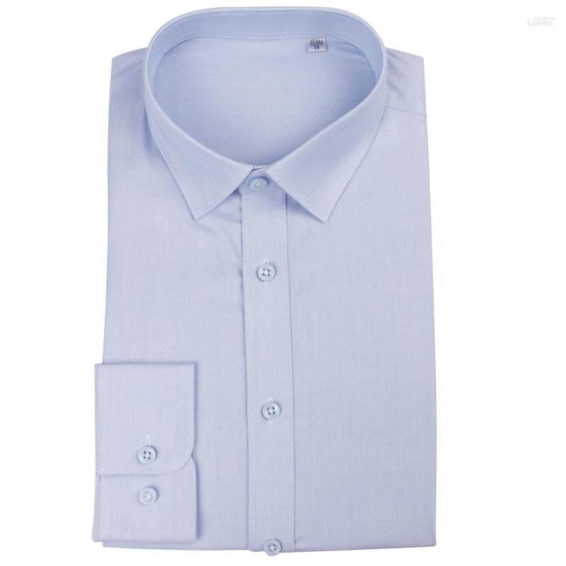 

Men's Dress Shirts Men's 2023 Premium Wrinkle Resistant Business For Men Blue Slim Long Sleeve Chemise Homme Manche Longue, Lavender