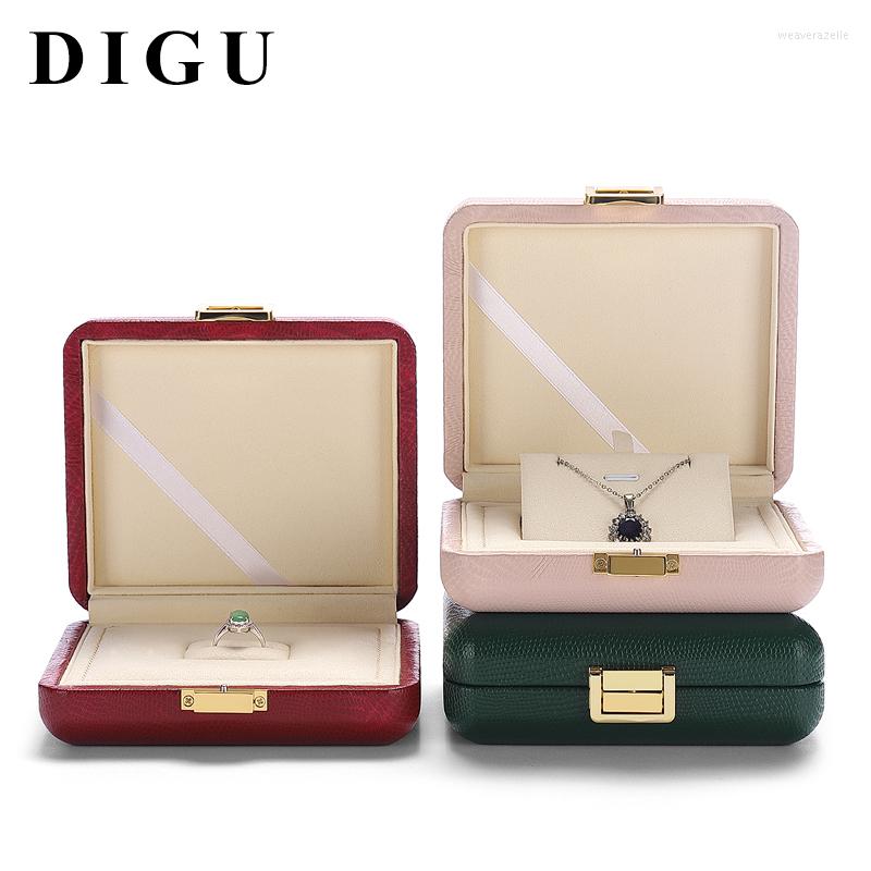 

Jewelry Pouches Ring Box Small Exquisite Matching Ceremony Pendant Necklace Display