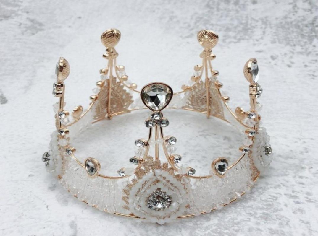 

2021 New Cake Toppers Decorations Retro Crystal Crown Shaped Girls Princess Birthday Cake Tools Baked Dessert Favors Selling7792440, Multi