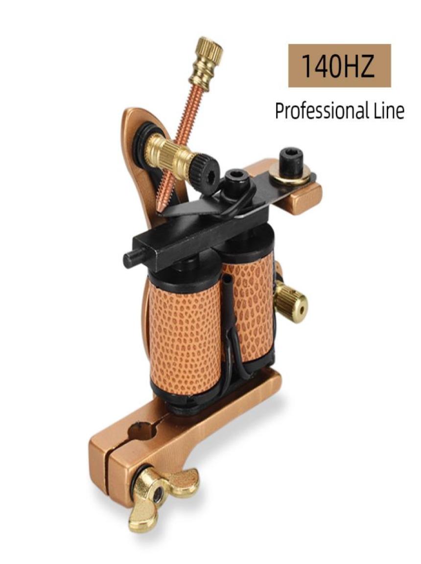 

2019 New Professional Copper Tattoo Machine Coils Frame Liner Shader Maquina De Tatuagem Tattoo Machine 10 Wraps Tatto Gun6153476