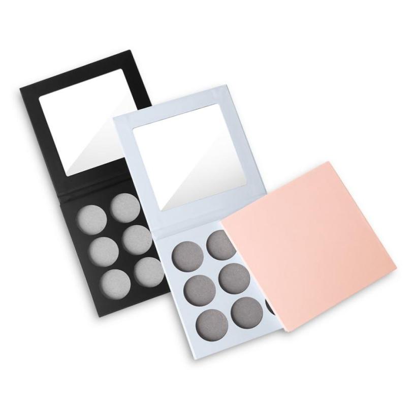 

36mm hole empty eyeshadow Palette box no brand accept customized logo DIY eye shadow palettes comes without powder7195922, Sky blue