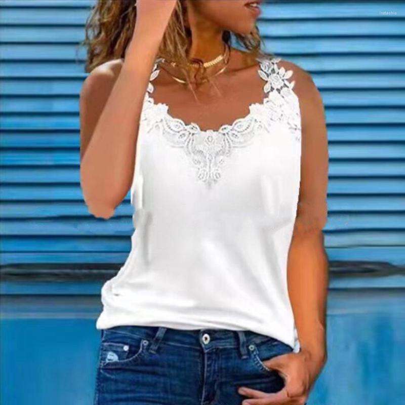 

Women' T Shirts Women V Neck Lace Sleeveless Tank Tops Ladies Casual Loose Party Shirt Vest Tee Blouse Clothing 2023, Pink
