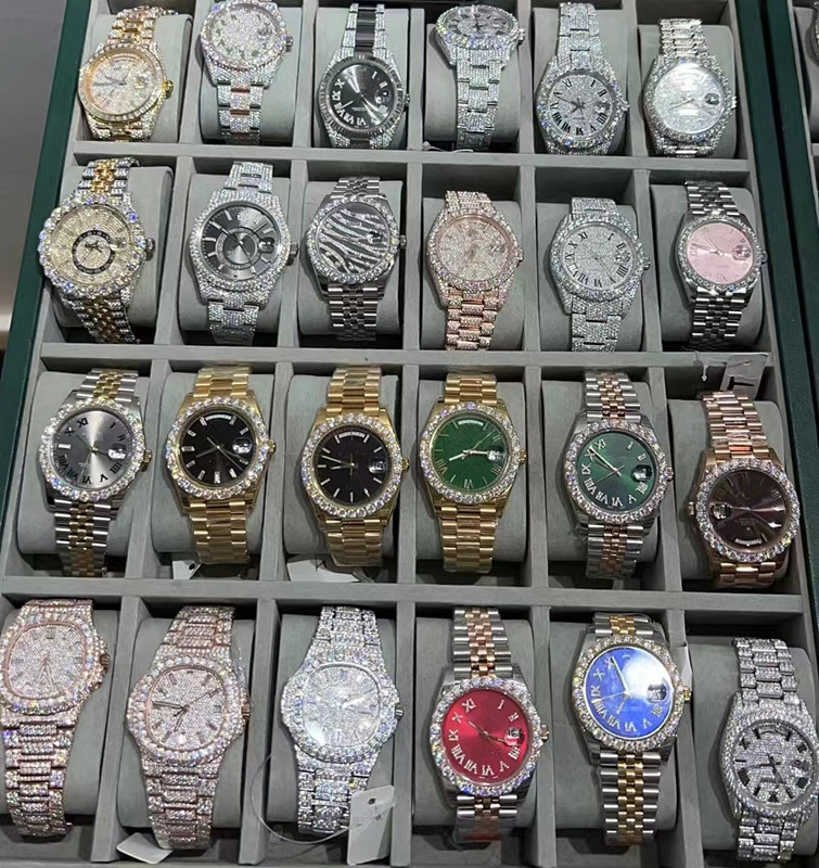 

luxury mens designer watch for men movement watches moissanite watch Mens Watch diamond iced out watch montre homme automatic Montre de luxe l106, Screwdriver [one]