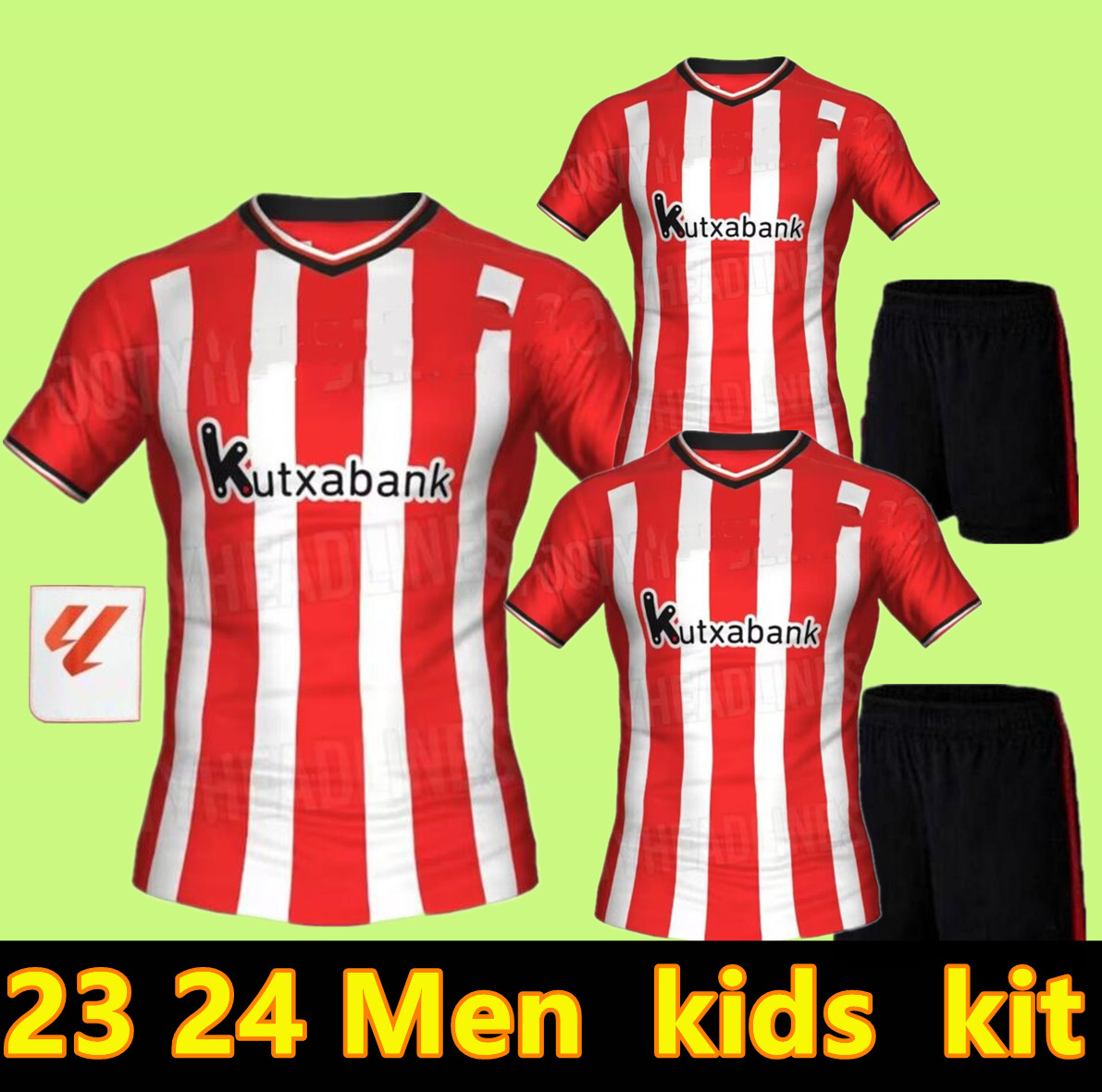 

23 24 Bilbao home soccer Jerseys away ESPANA 2023 2024 Camiseta de futbol I.LEKUE I.MARTINZ RAUL GARCIA jersey WILLIAMS MUNIAIN 10 RED men kids kit football shirt, Black