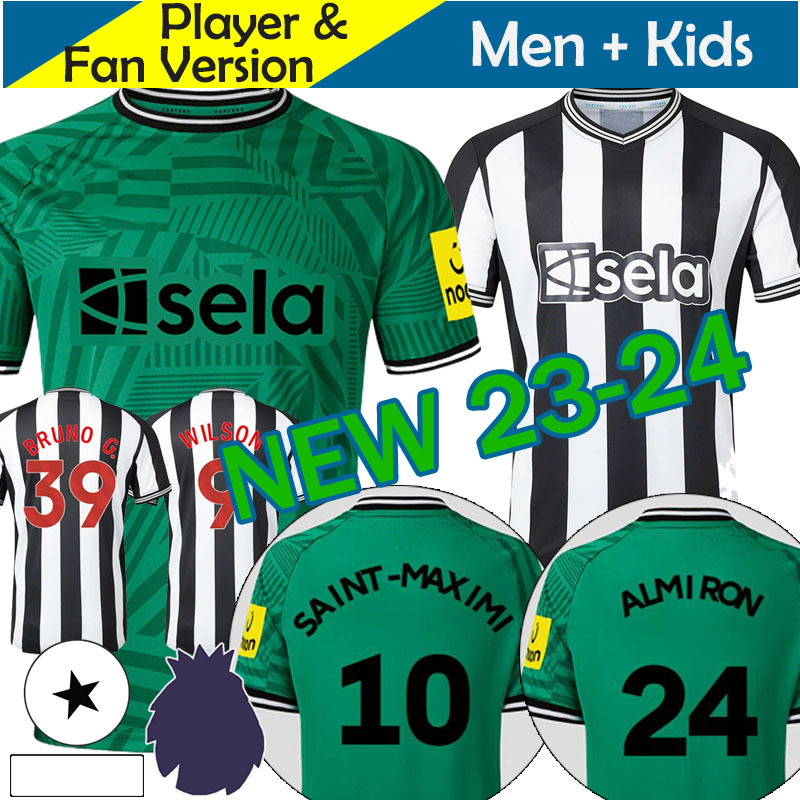 

NufCs NeWCasTLeS UnITeDS 23/24 Soccer Jerseys Kids Kit 2023 2024 Football Shirt Training Home Away 3rd Child Green Fan Player Version BRUNO G. WILSON SAINT MAXIMIN ISAK, 23-24 kids home (2)