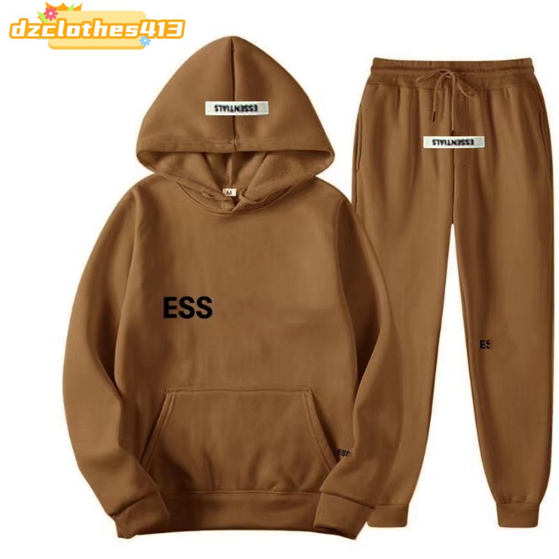 

Designer New Tracksuit Brand Printed Sportswear Men 21 Colors Warm Two Pieces Set Loose Hoodie Sweatshirt Pants Sets Hoodie jogging001