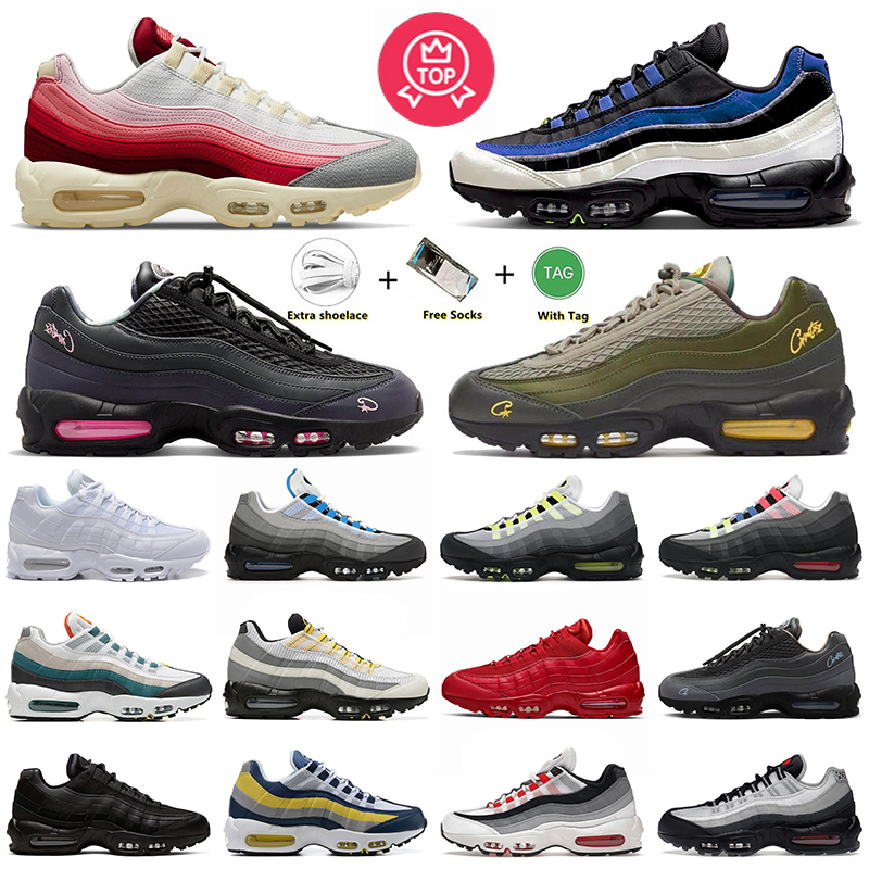 

Sports 95s Running Shoes corteizes 95 airmaxs shoe Pink Beam Sequoia Aegean Storm Anatomy Black Game Royal Triple White Red Crystal Blue For Mens Women Sneakers 36-46, 15 40-46