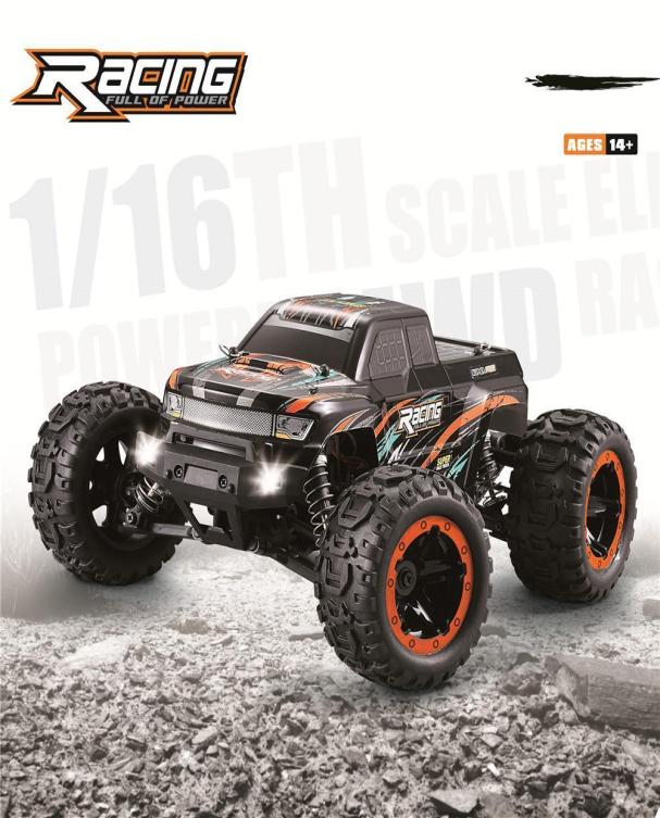 

LeadingStar HBX 16889 116 24G 4WD 45kmh Brushless RC Car with LED Light Electric OffRoad Truck RTR Model VS 9125 661188626