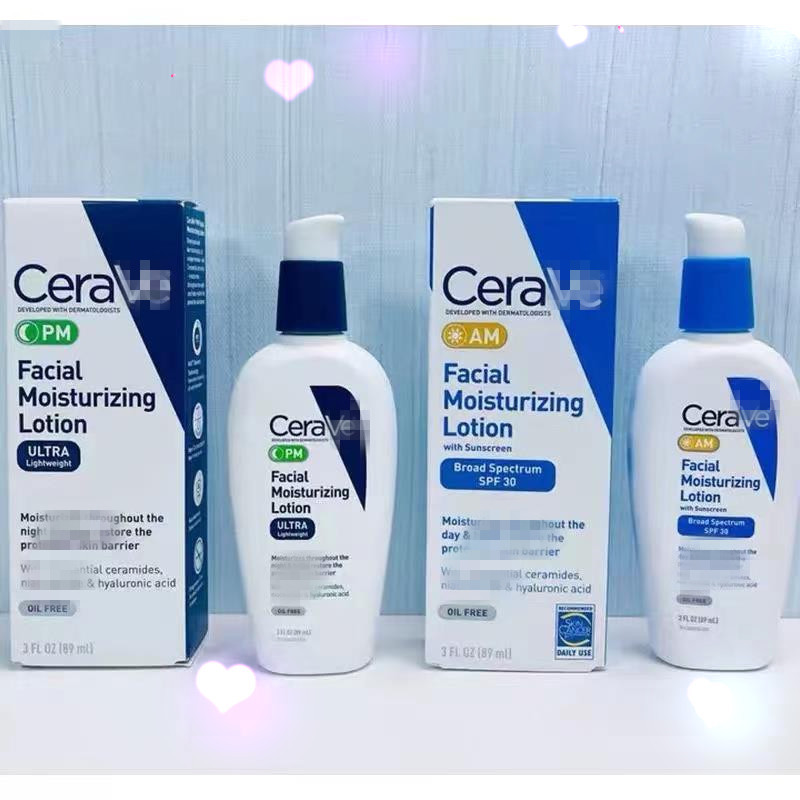 

Ceraves SPF 30 Face Cream Facial Moisturizing Lotion Essence Hydrating Skin Woman Ceraves Moisturizer 89ml, Am lotion