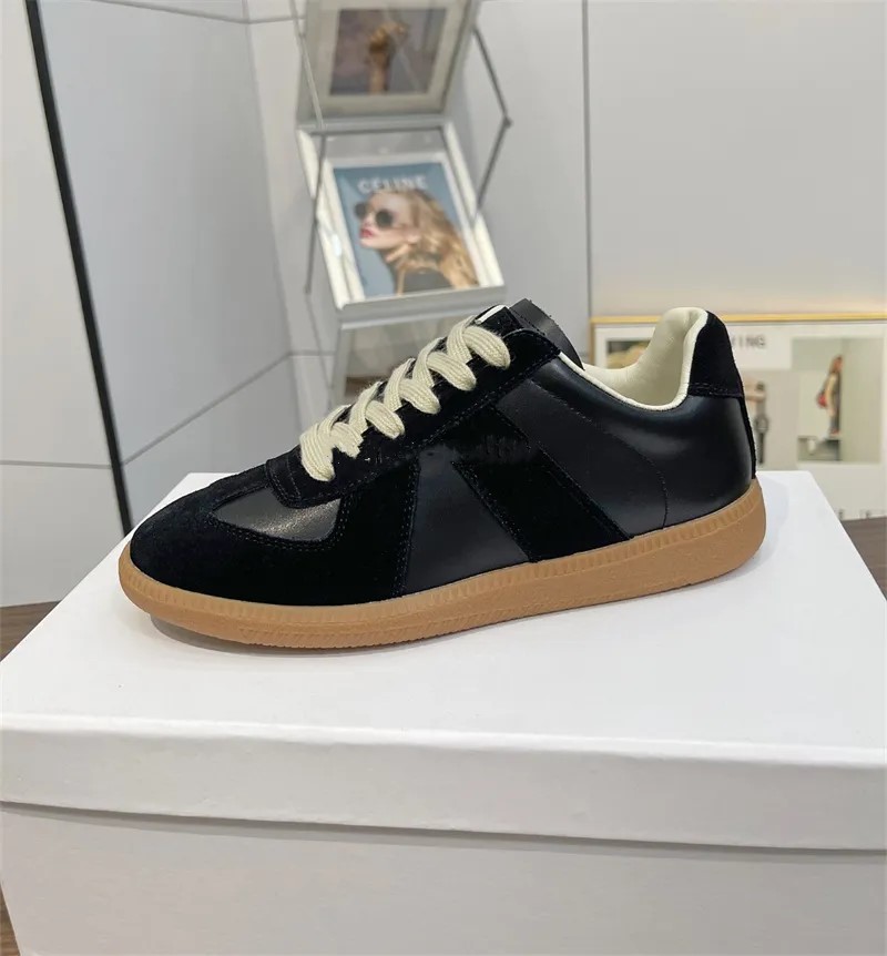 

Designer Sneakers Maisons Margiela Casual Shoes MM6 Trainers Camouflage Leather Sneaker Luxury Stitching Tennis Shoes