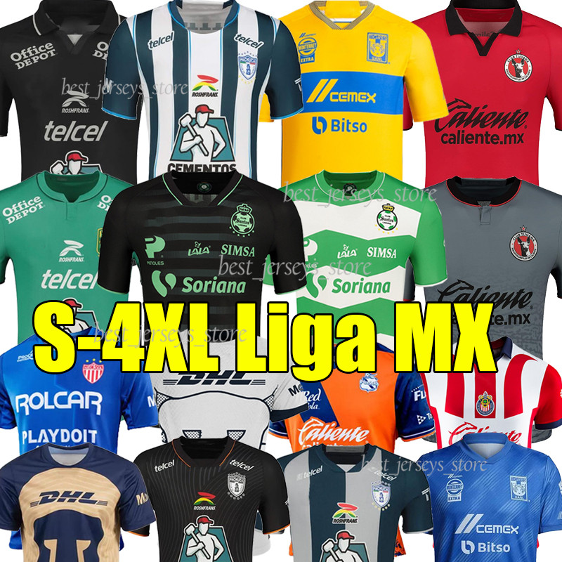 

S-4XL 23/24 Liga MX soccer jerseys 2023 Club America Tigers UANL Necaxa Puebla Leon Tijuana Pachuca Santos football shirt CA F. VINAS HENRY G. OCHOA RODRIGUEZ GIOVANI, 22-23 buaibula third