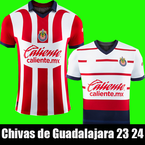

23 24 Chivas de Guadalajara Soccer Jerseys LIGA MX A. VEGA 2023 2024 away jersey I. BRIZUELA J. SANCHEZ S. FLORES football shirts F. BELTRAN GONZALEZ men Camiseta de futbol, 1986 remake away