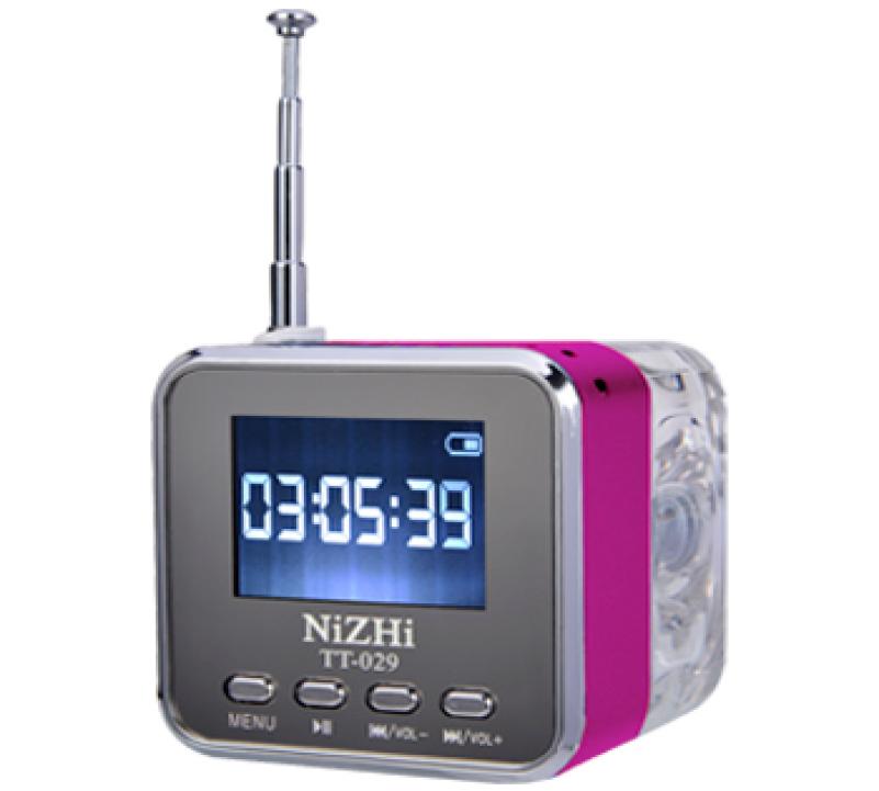 

Support Lyric display Portable USB mini speaker NiZHi TT029 with FM radio LED Screen Micro SDTF USB Disk Speaker4017672