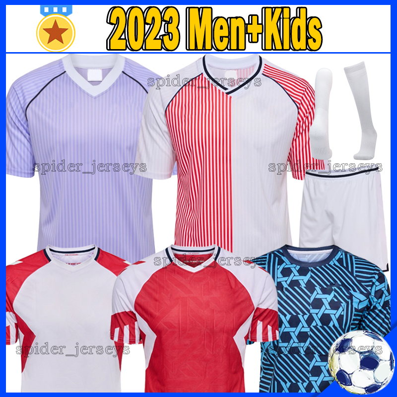

23 24 ERIKSEN Jersey Soccer Denmark Jerseys 2023 KJAER MAEHLE CHRISTENSEN SKOV OLSEN BRAITHWAITE DOLBERG HOJBJERG YURARY football shirts men kids kits uniforms, Danmai 2023 special